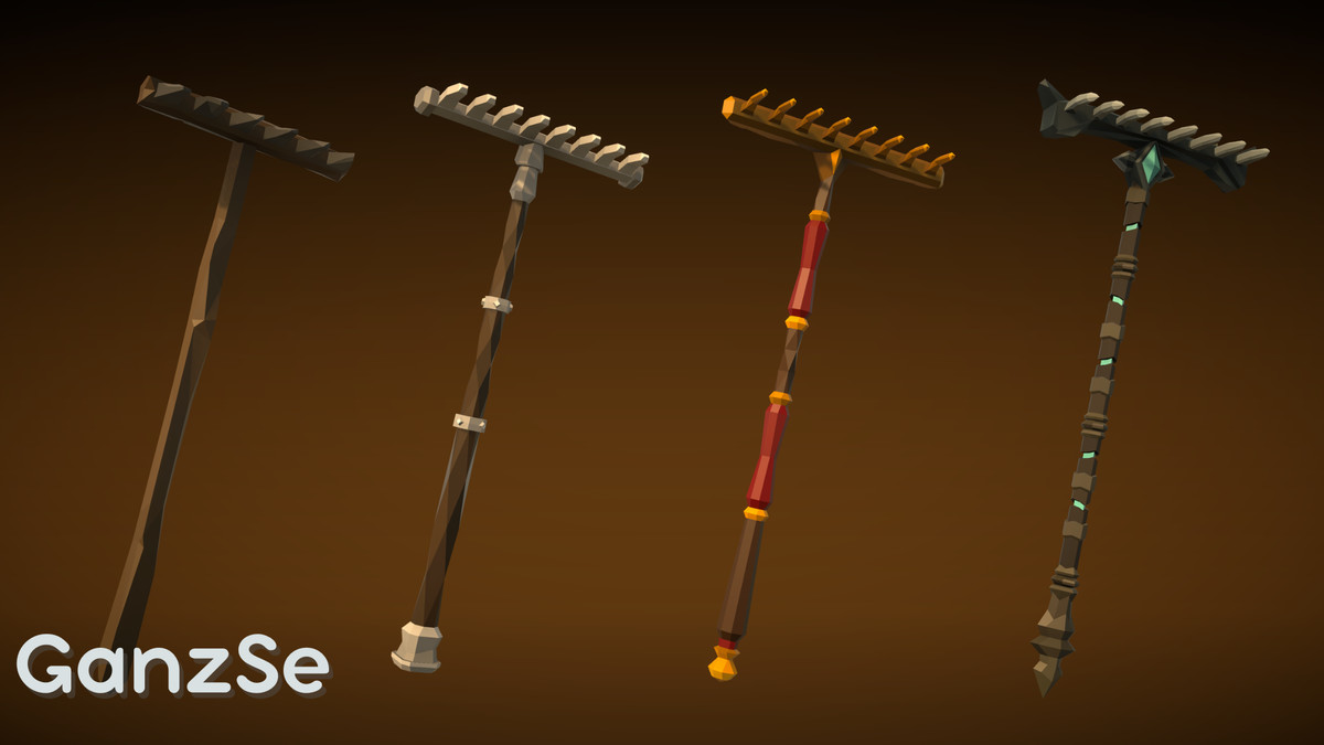 GanzSe Farming - Fantasy Low Poly Props