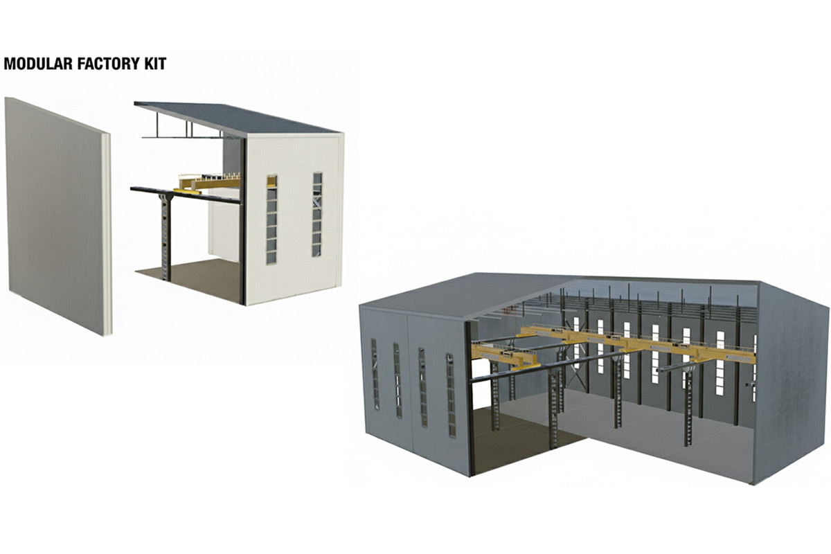 Modular Factory Kit - Scalable Low Poly Warehouse