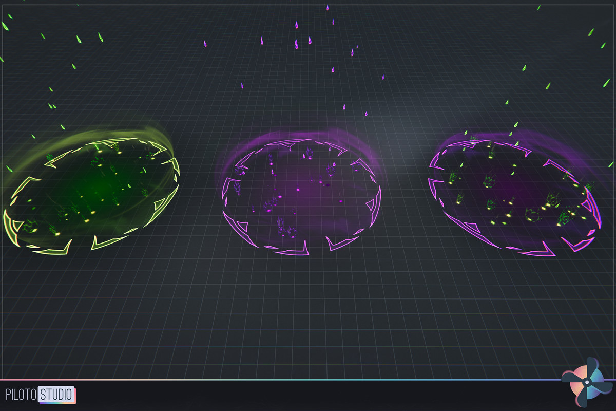 Poison Magic Stylized VFX Starter Kit