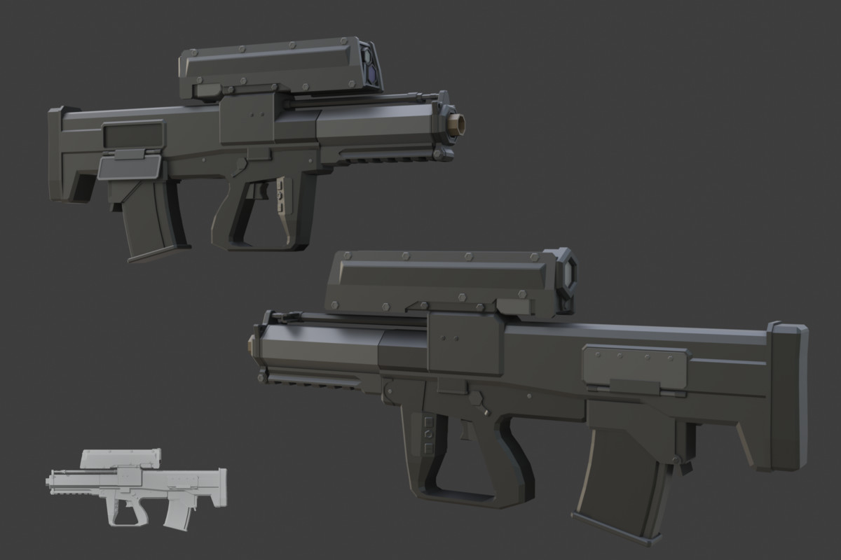 Low Poly Weapon Bundle Pack 3
