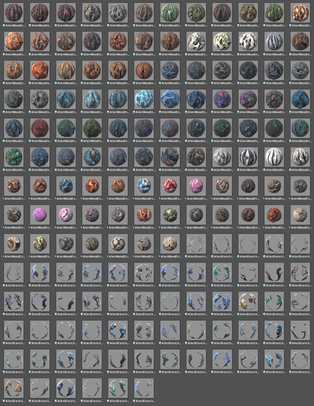 Alien Nature Materials - Wood Special