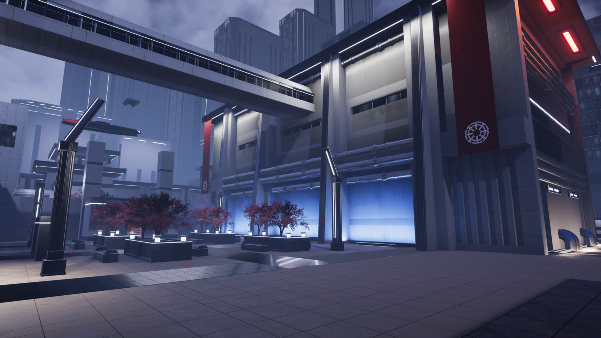 Science Fiction Brutalist City