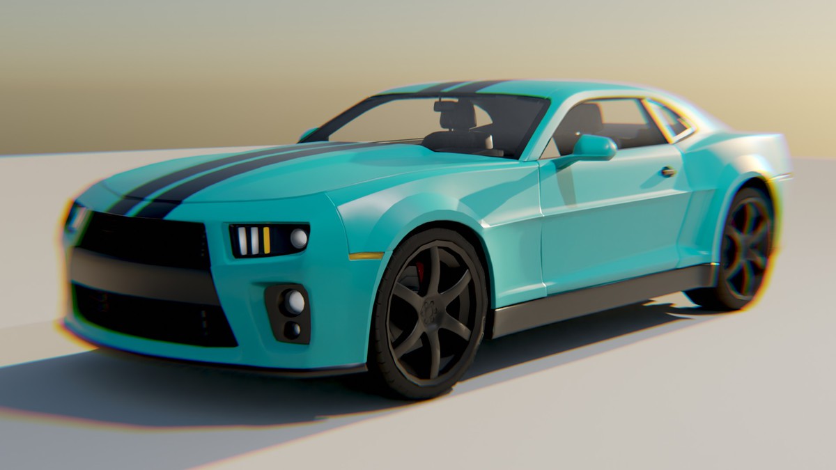 Realistic Sport Car 03