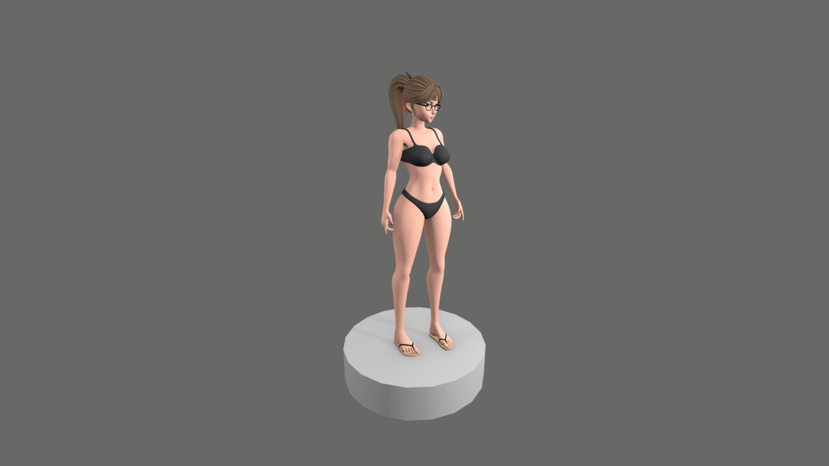 Jade Stylized Modular Female Character Creator
