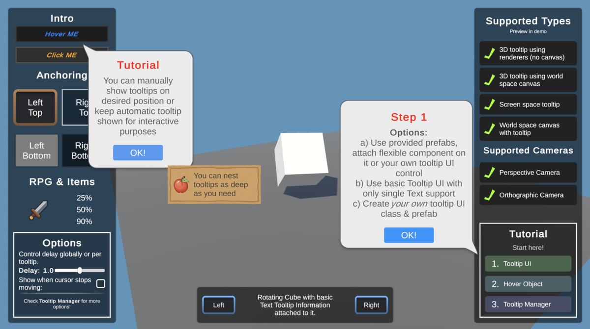 Flexible Tooltip System