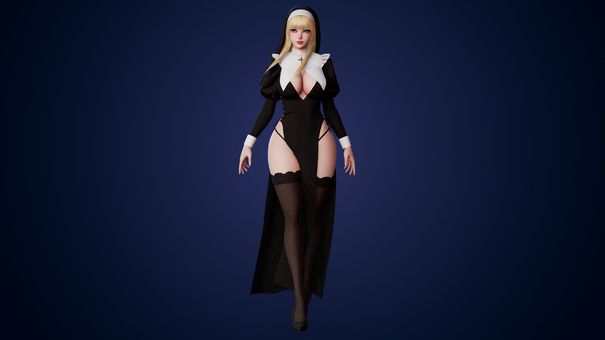 Nun Celestia - Female Character Series