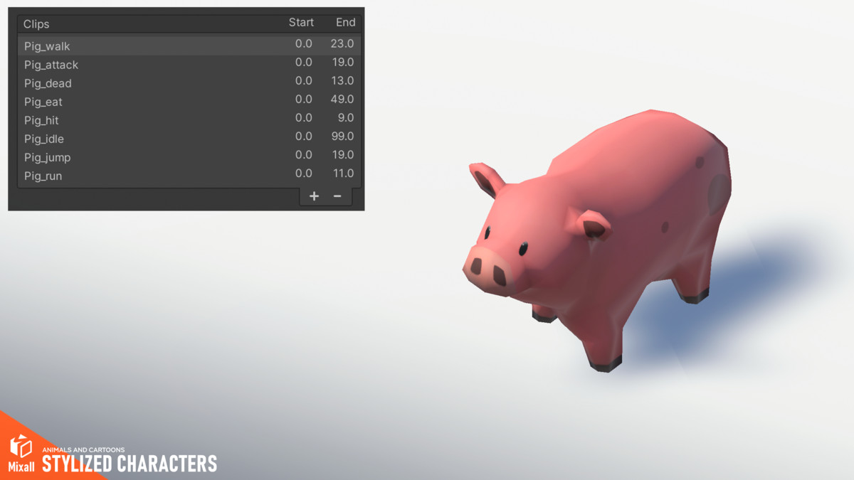 Stylized characters - animals and cartoons