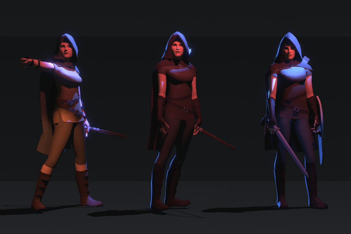 Polyquest Heroes: Warrior I Huntress