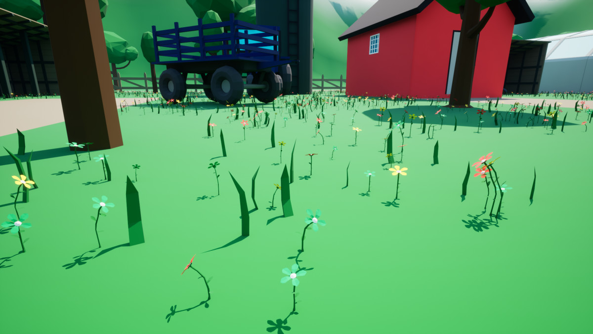 3D Low Poly Farm [Desktop & Mobile]