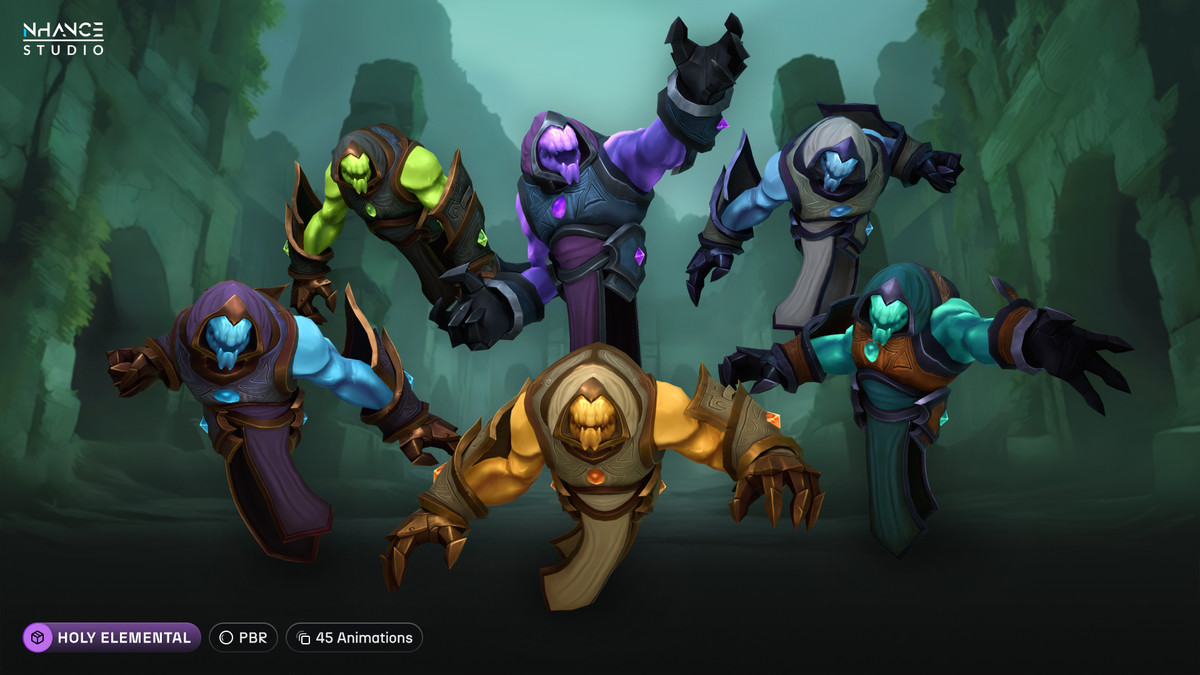 Stylized Fantasy Elementals Bundle