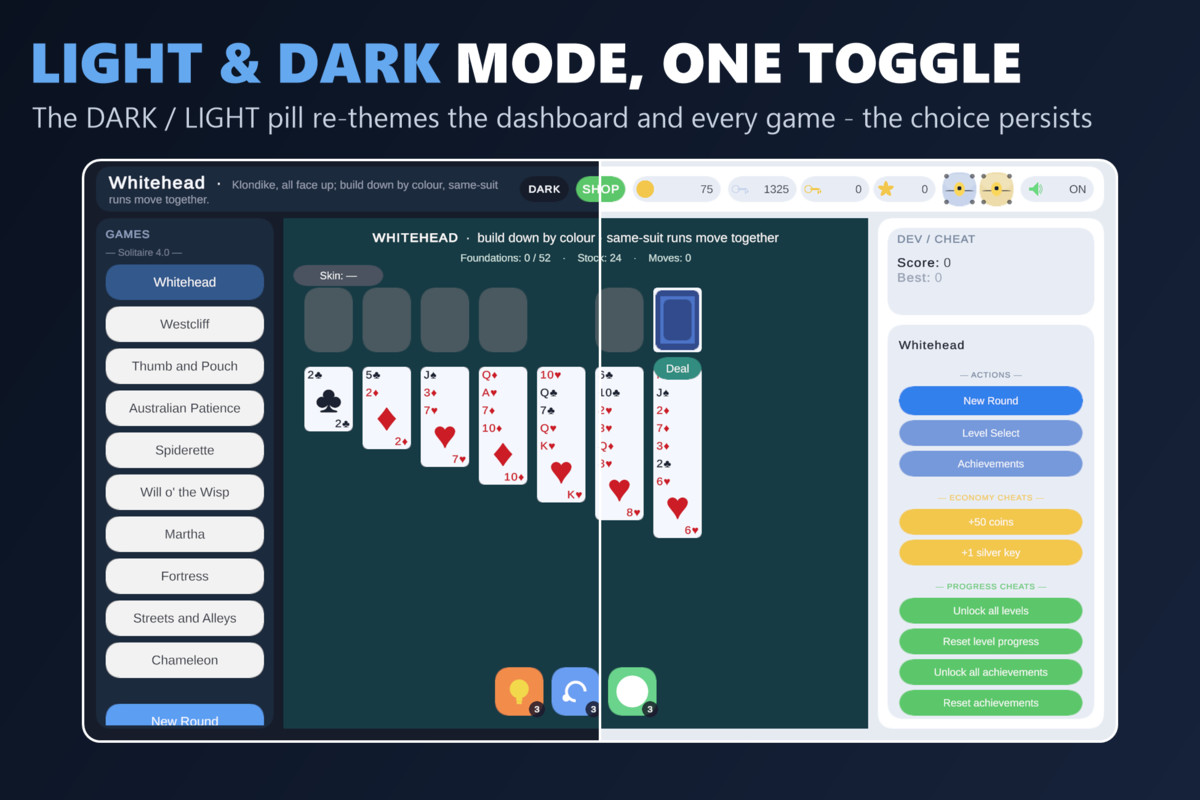 Mini Game Templates Solitaire 4.0 - 10 Solitaire Starters for Unity