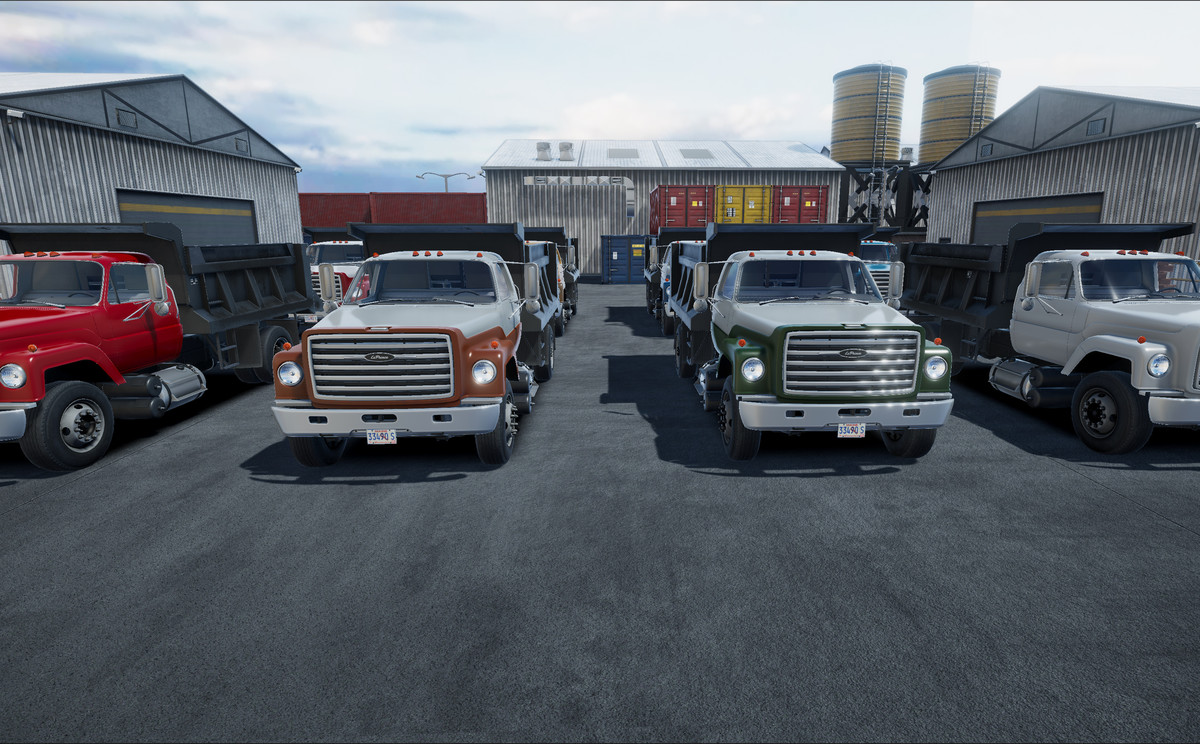 80s generic dump truck