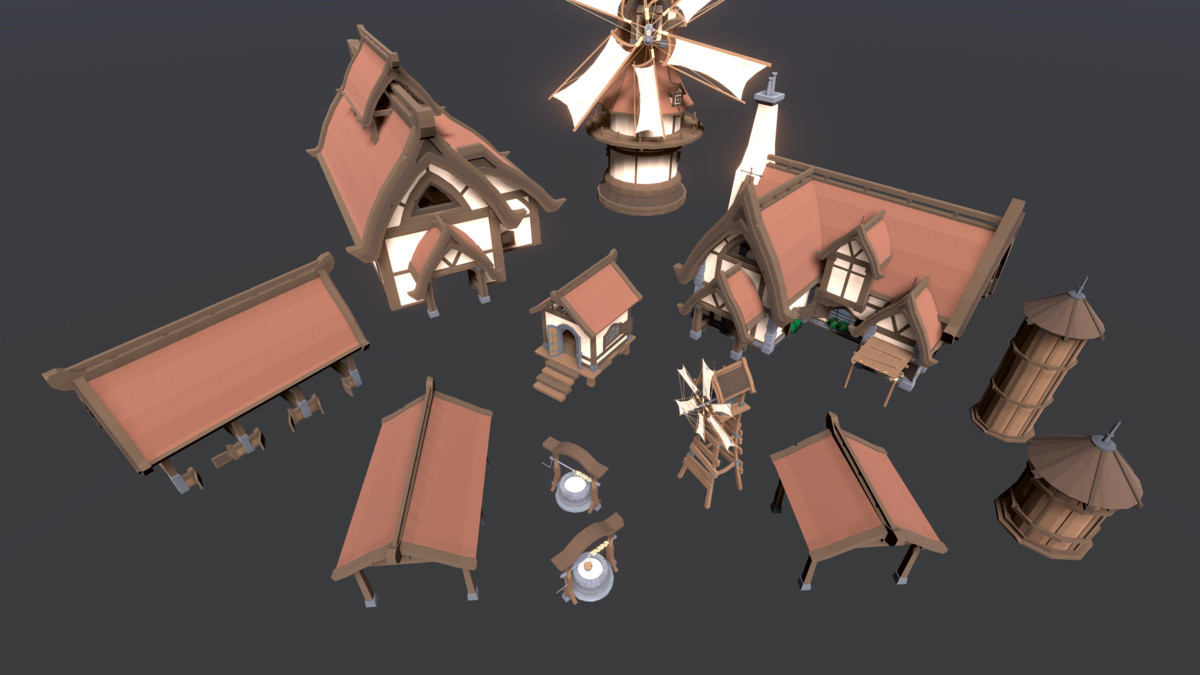 STYLIZED Low Poly Fantasy Bundle Vol. 2