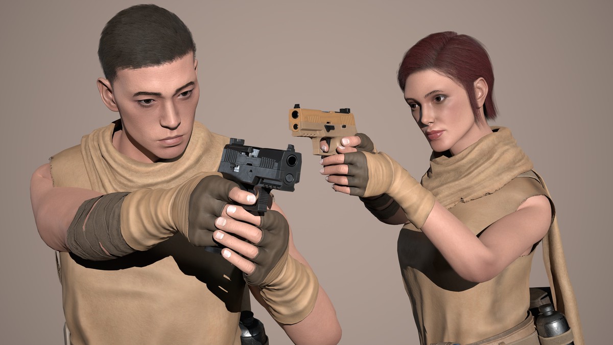 Desert Survivor Character Pack