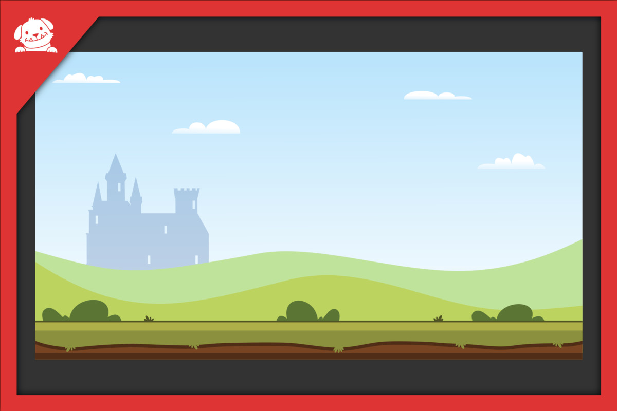 Simple Cute 2D Backgrounds Pack (5 Environments + PNG + SVG)