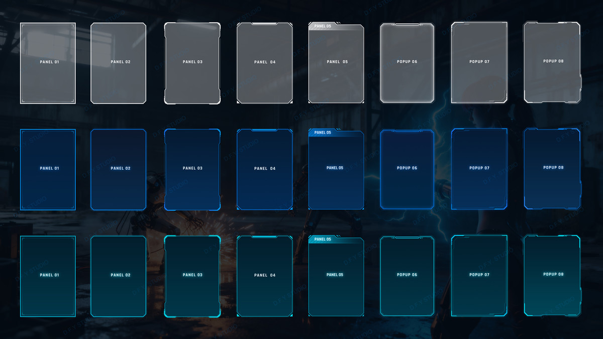 Super Sci-Fi Complete UI Pack(+PSD)
