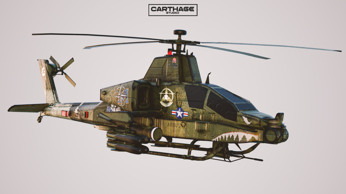 Military Helicopter, Jet, and Weapons Pack