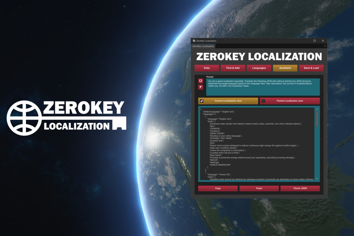 ZeroKey Localization