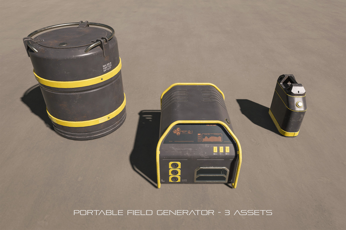 Frontier - Sci-Fi Power Generation, Fuel & Supply Bundle