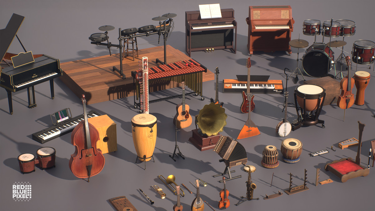 Musical Instruments Prop