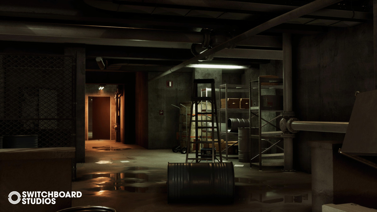 Atmospheric Modular Underground Car Park & Hallways