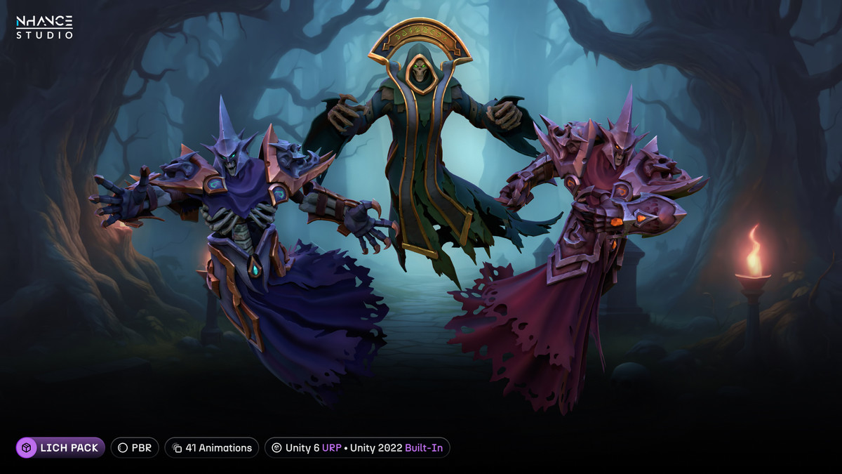 Stylized Fantasy Undead Characters Bundle