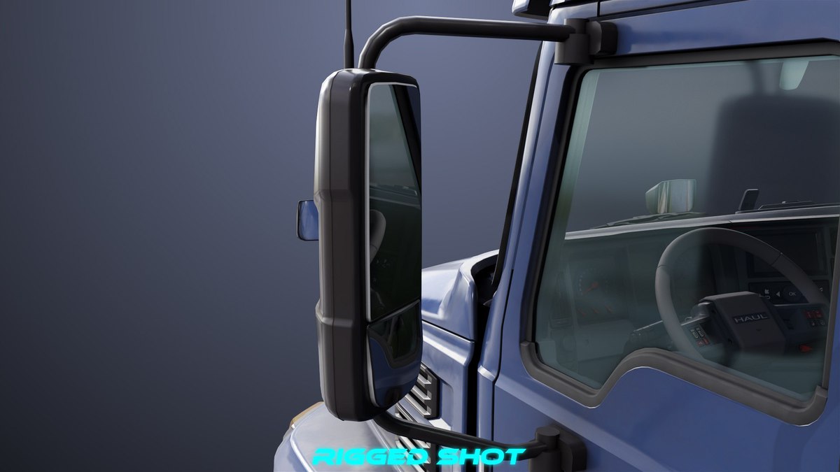 Heavy Truck Blue Chassis 05 URP HDRP Textures
