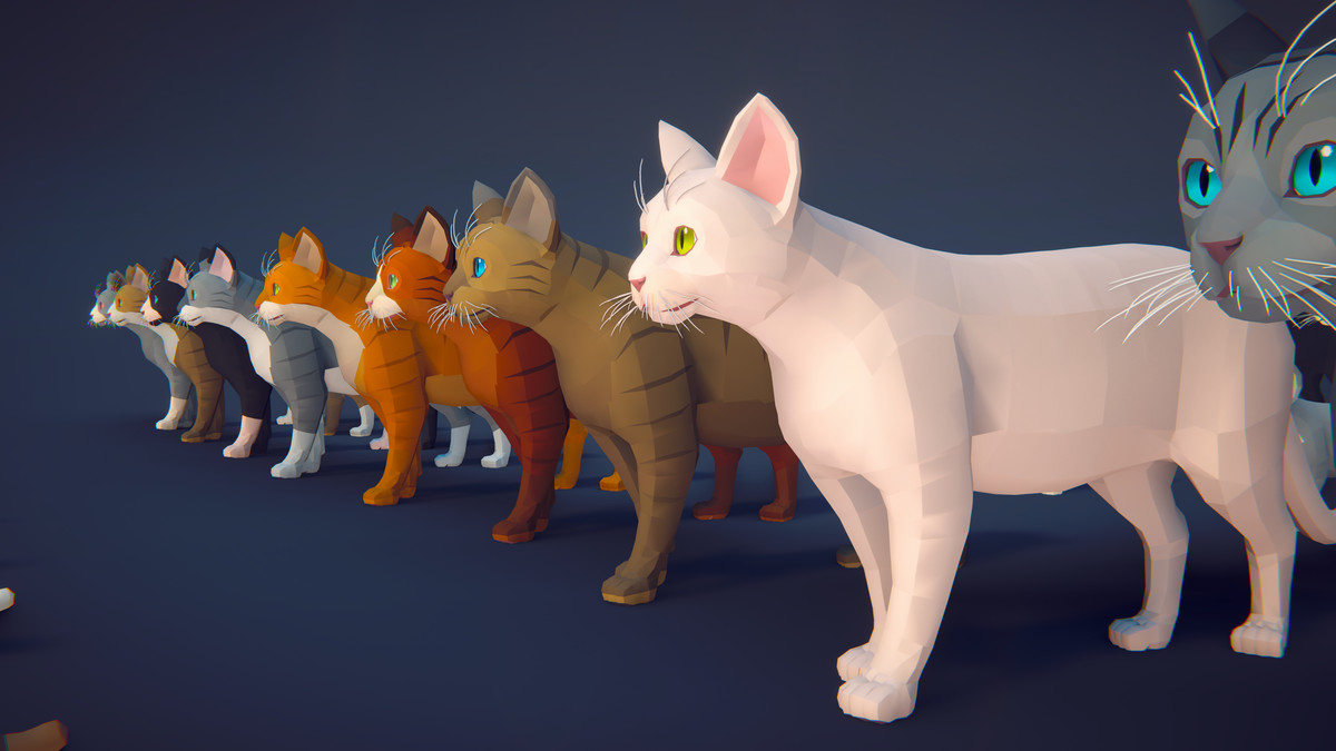 Milo the Cat PolyArt