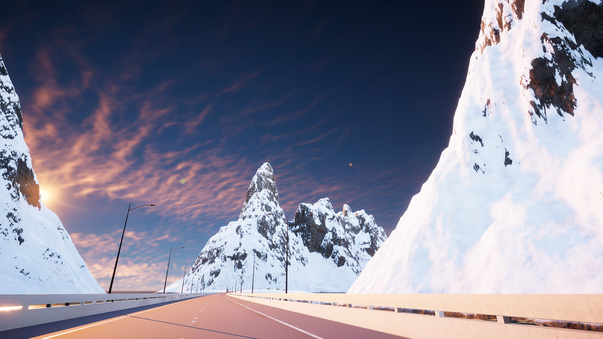 Snow-covered Island