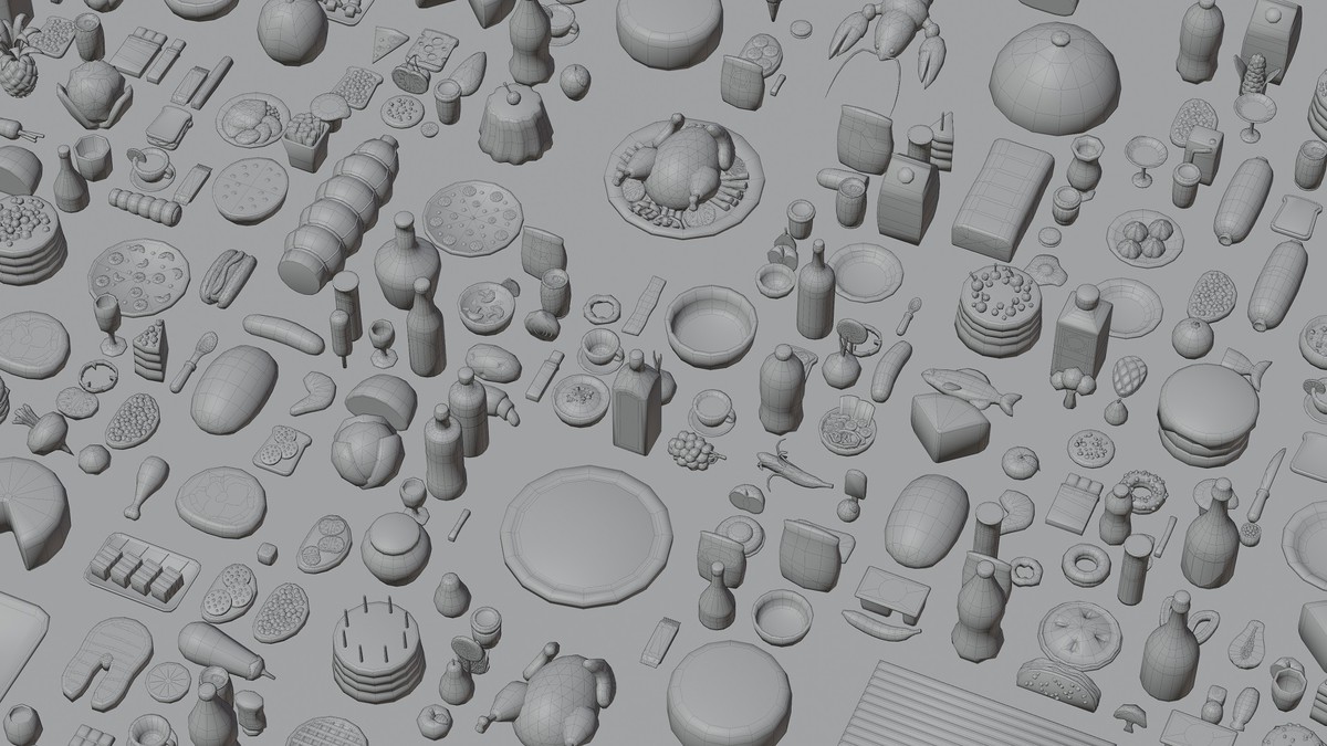 Low Poly Food Pack by IGS