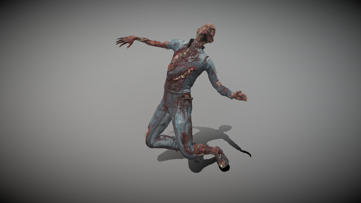 Zombie Animation Root Motion Basic Pack