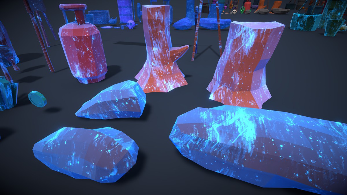 Frozen Poly Props (Lowpoly)