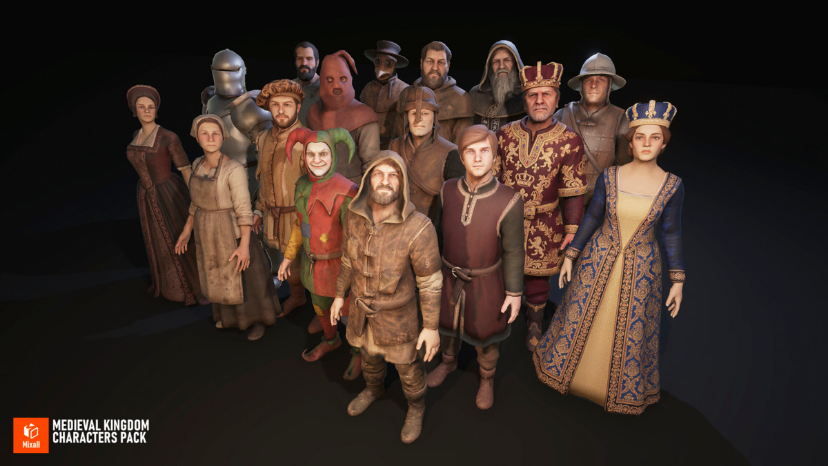 Medieval Kingdom Characters Pack