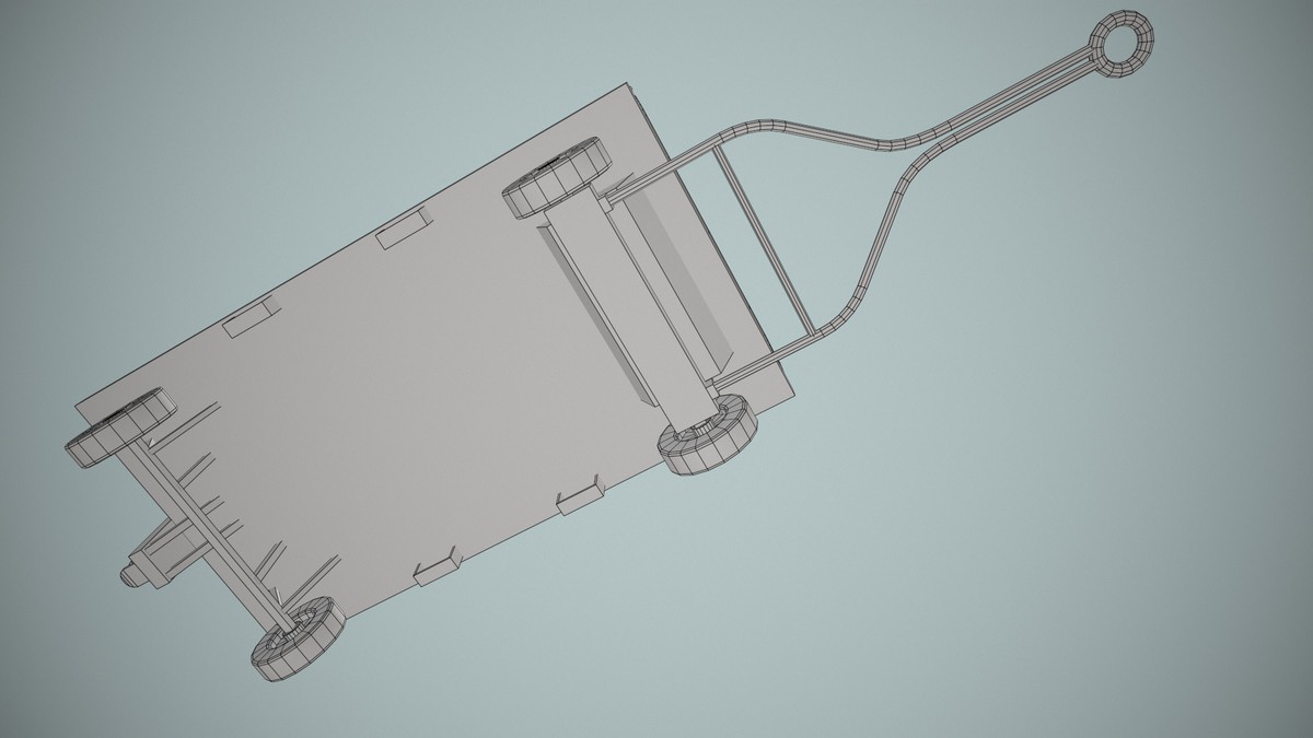 Airport Baggage Cart (440)