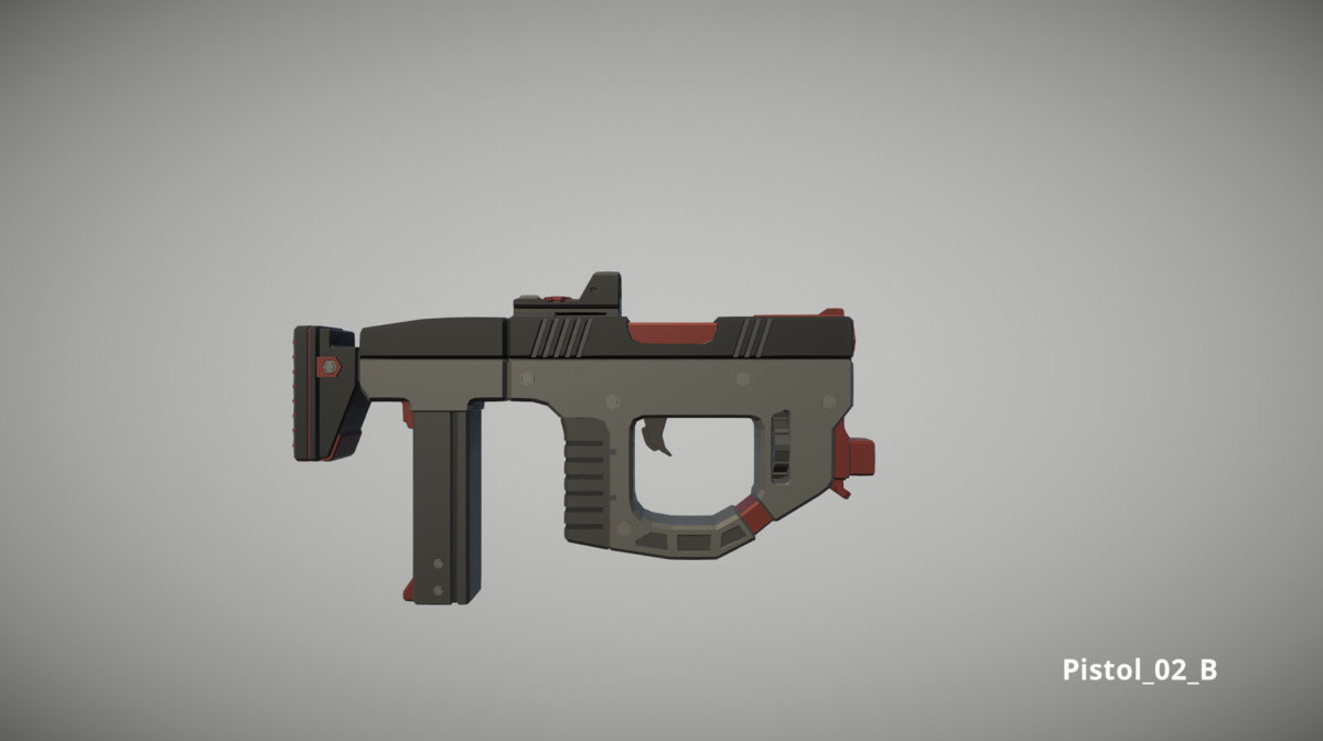 Cyberpunk Armory - Low Poly