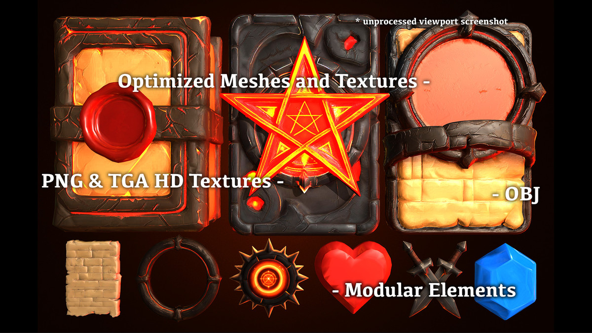 3D Card Template Bundle - TCC, CCG