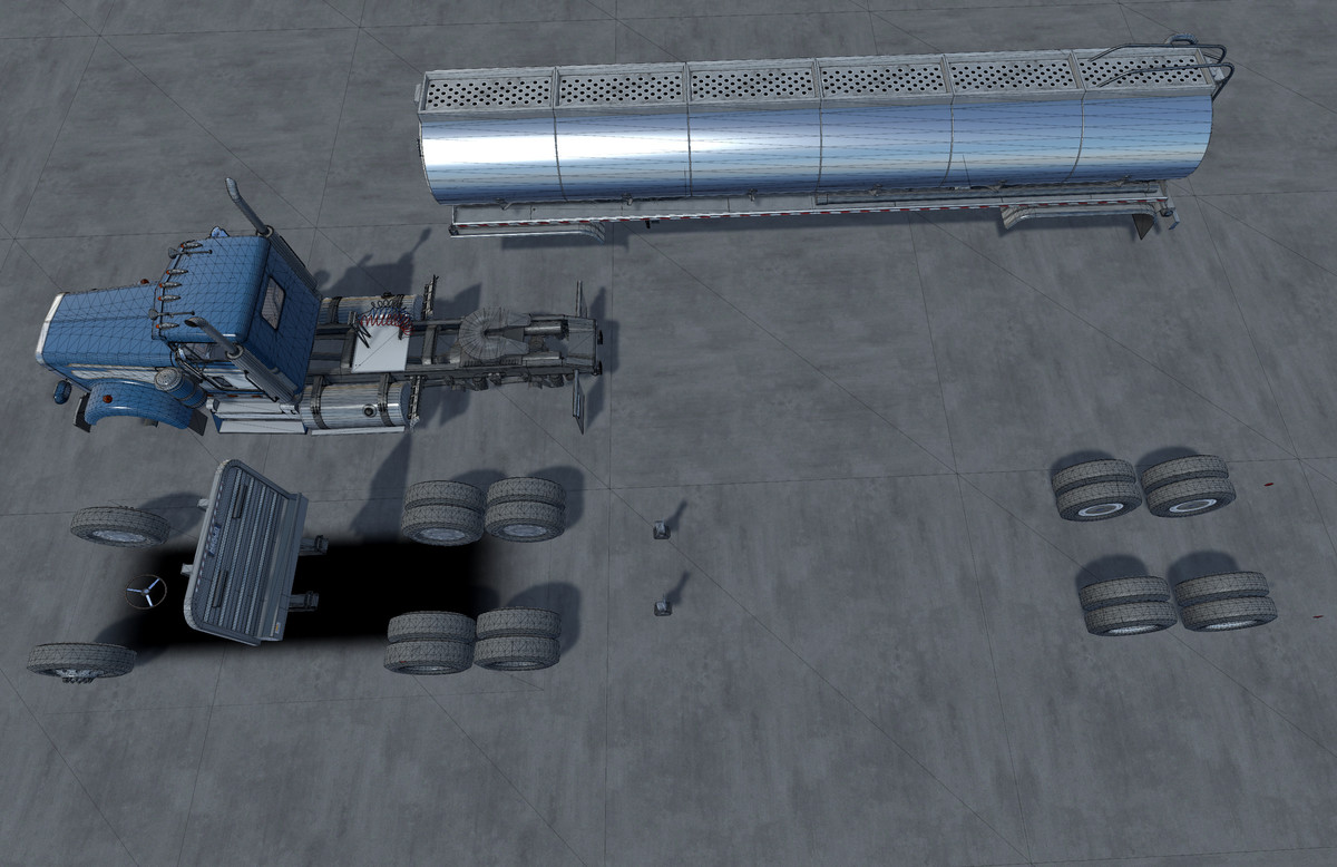 80s Semitruck Tanker