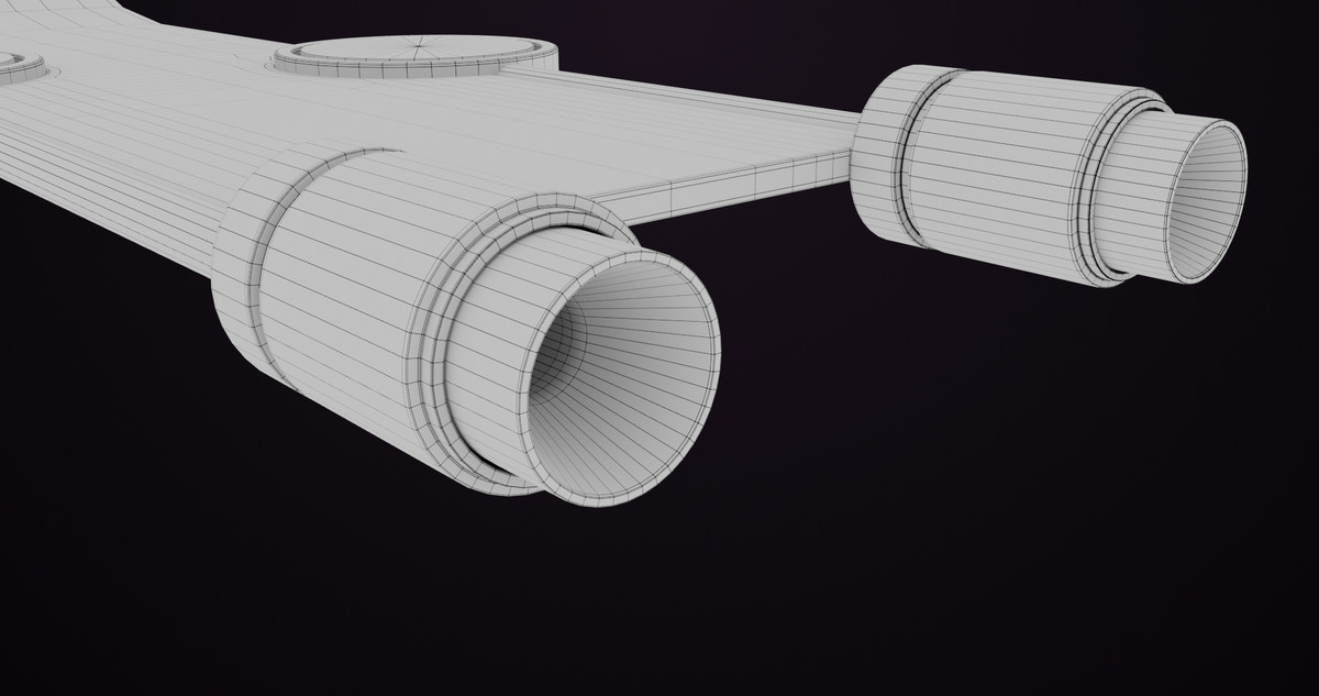 Sci Fi Hoverboard 9 URP HDRP Textures