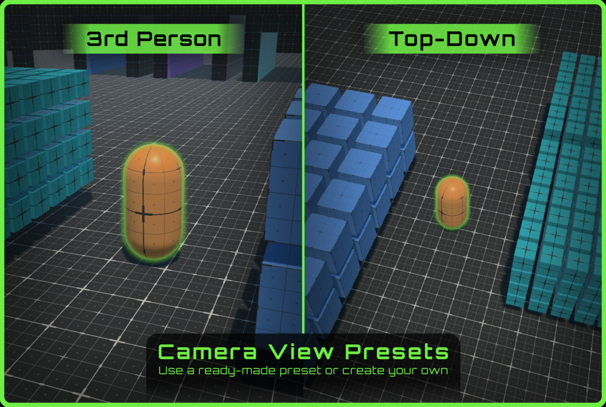 CAMERA 4Games: 3rd Person & Top-down + Obstacle Fading