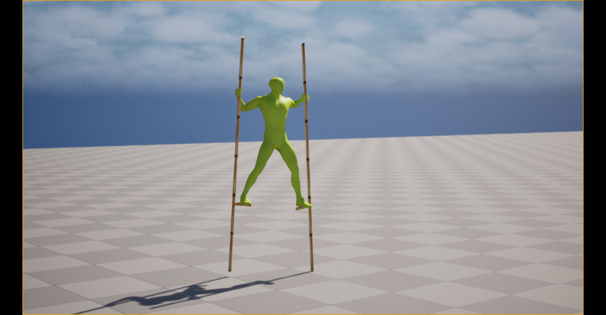 Bamboo Stick Locomotion Pack
