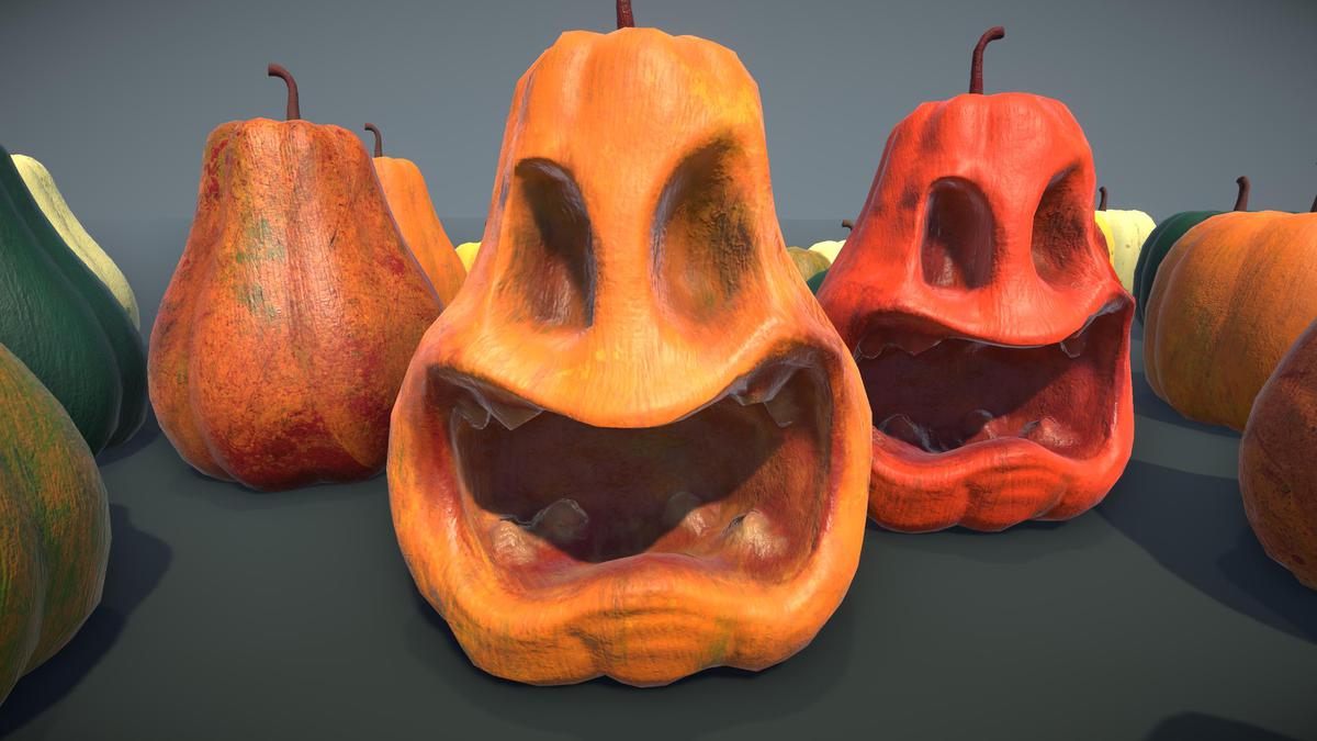 Halloween Pumpkins - Burnable Edition