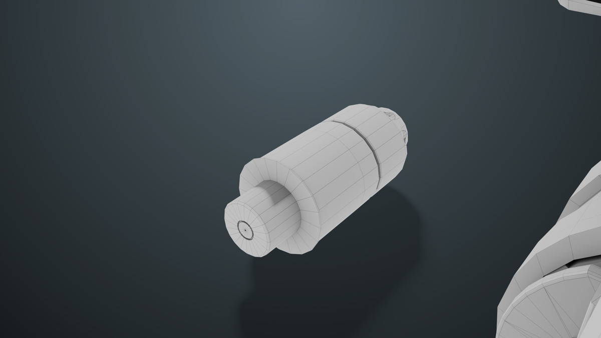 Grenade Launcher 03 Standalone Black URP HDRP Textures