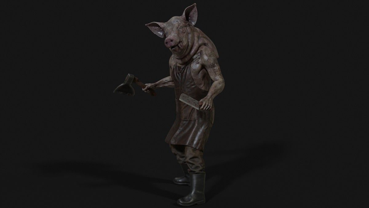 Pig-headed butcher