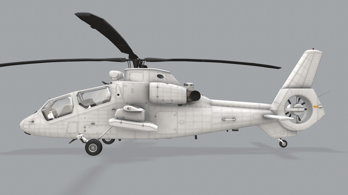 OH-1 Ninja Blank Livery Static (443)