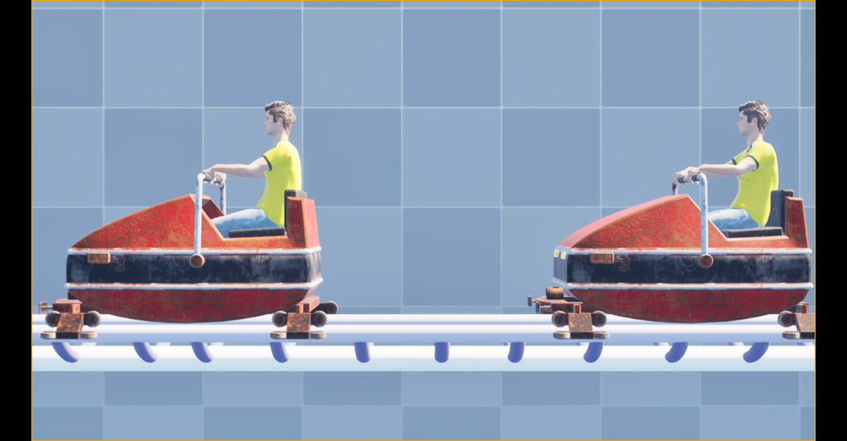 Roller Coaster NPC Animation