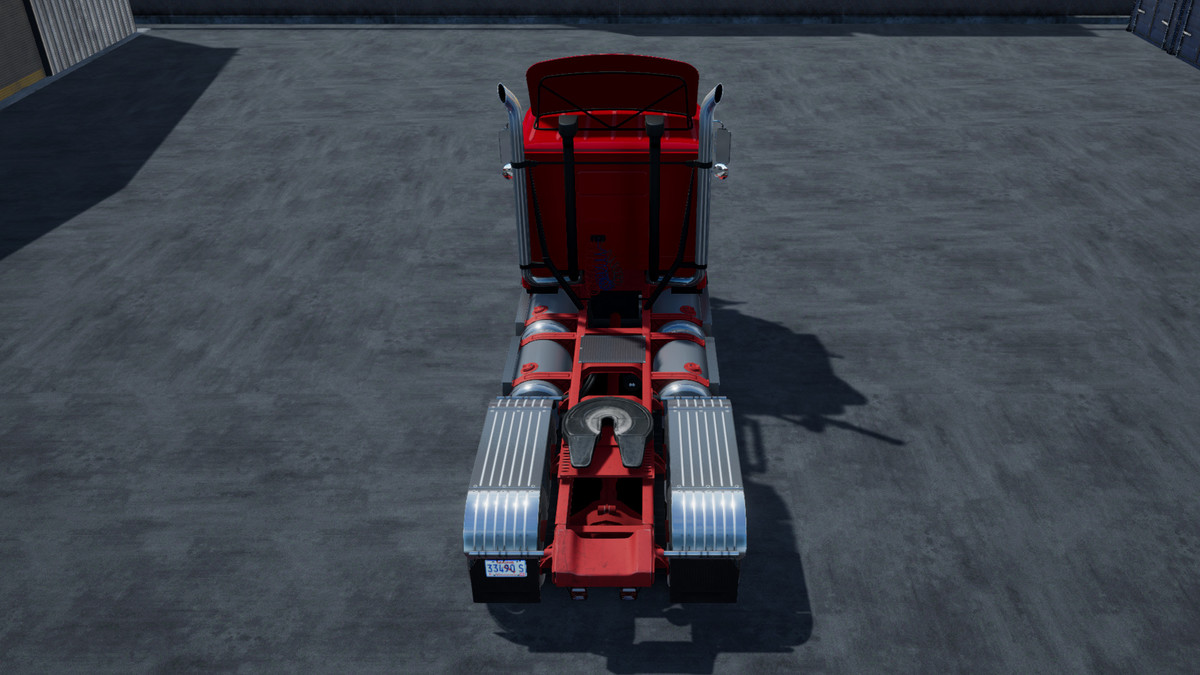 Cabover truck with fuel trailer