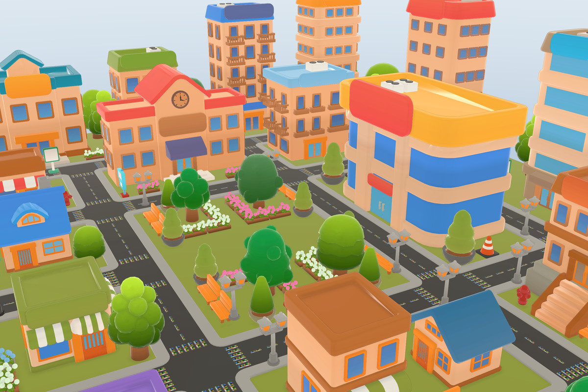 Cozy City - Chibi Stylized City Buildings 03