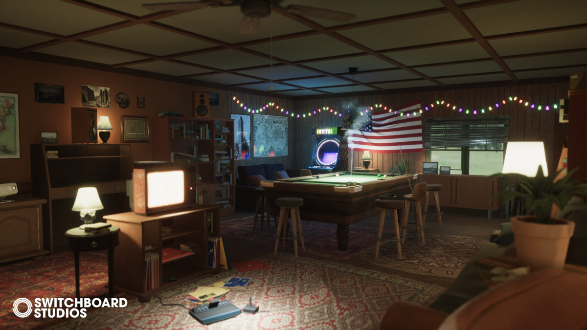 Board Game Room Interior