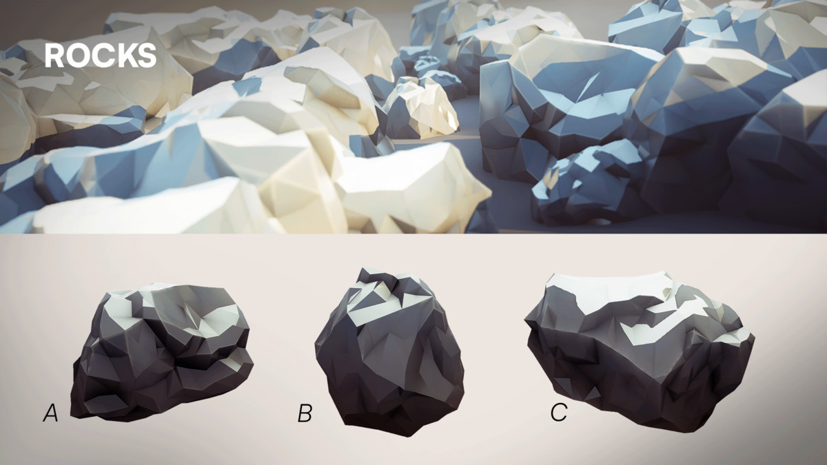 Arctic Landscape Polygonal
