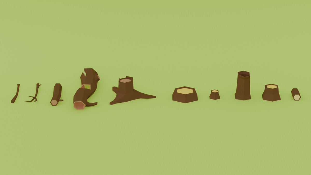 Low Poly Nature Pack - 50+ Stylized Assets
